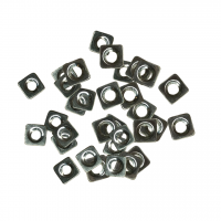 thin flat square nuts, stainless 